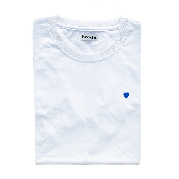 The Icon Tee - Heart Royal Azure