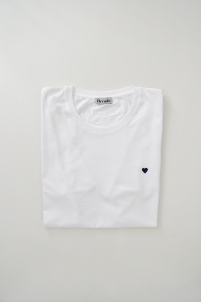 The Icon Tee - Heart Navy